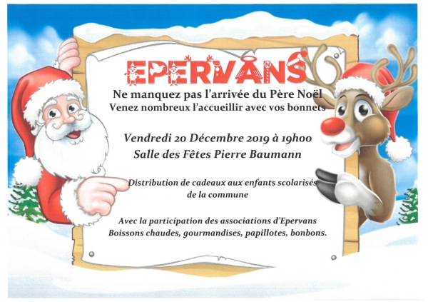 Ne manquez pas l'arrivée du Père Noël ! 