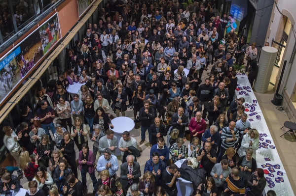 L’affluence à la soirée des vœux aux agents du Département de Saône et Loire