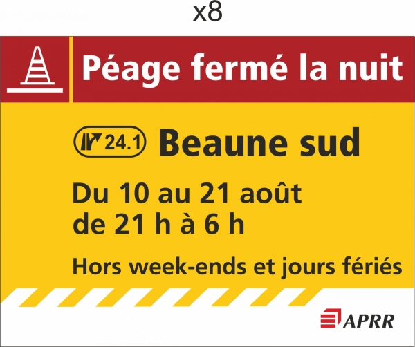 Attention fermeture annoncée pour le péage autoroutier de Beaune Sud