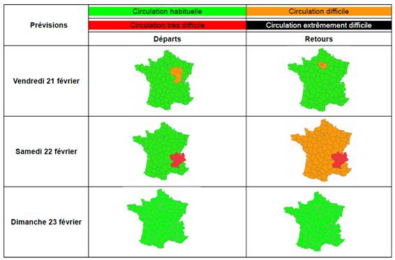 Chassé-croisé sur les routes des vacances - les prévisions du week-end 