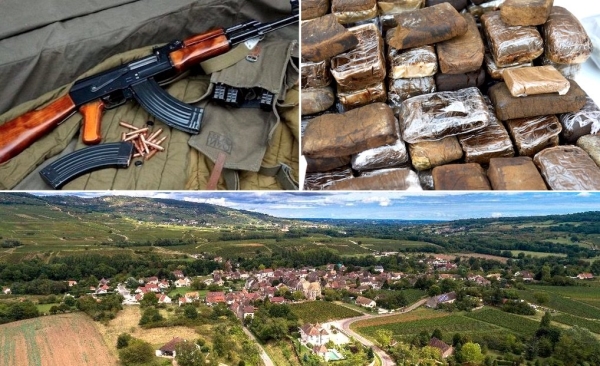 Cheilly lès Maranges : Les policiers mettent la main sur 370 kilos (3,5 millions d'euros) de résine de cannabis