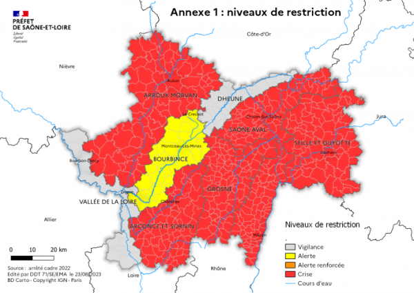 SECHERESSE - 13 nouvelles communes de Saône et Loire reconnues en état de catastrophe naturelle 