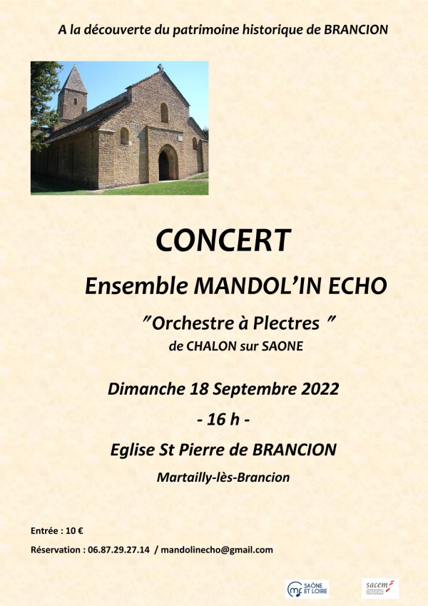 Concert de l'orchestre à plectres de Chalon Sur Saône 