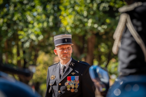 Le colonel Tomica Lukic, nouveau commandant du groupement de gendarmerie départementale