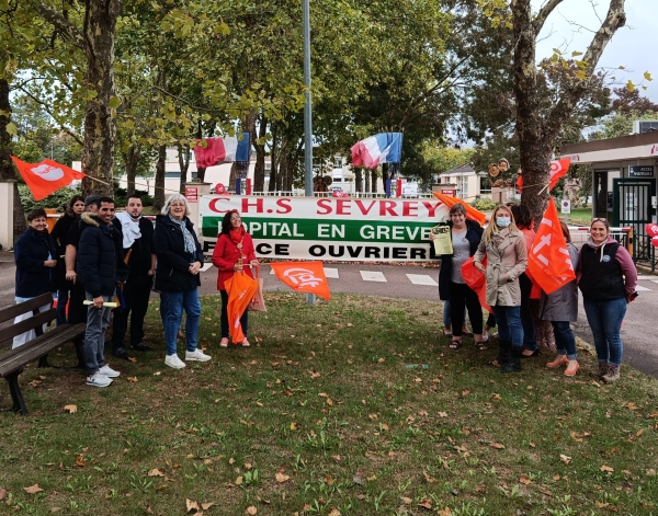 Journée de mobilisation pour FO au CHS de Sevrey 