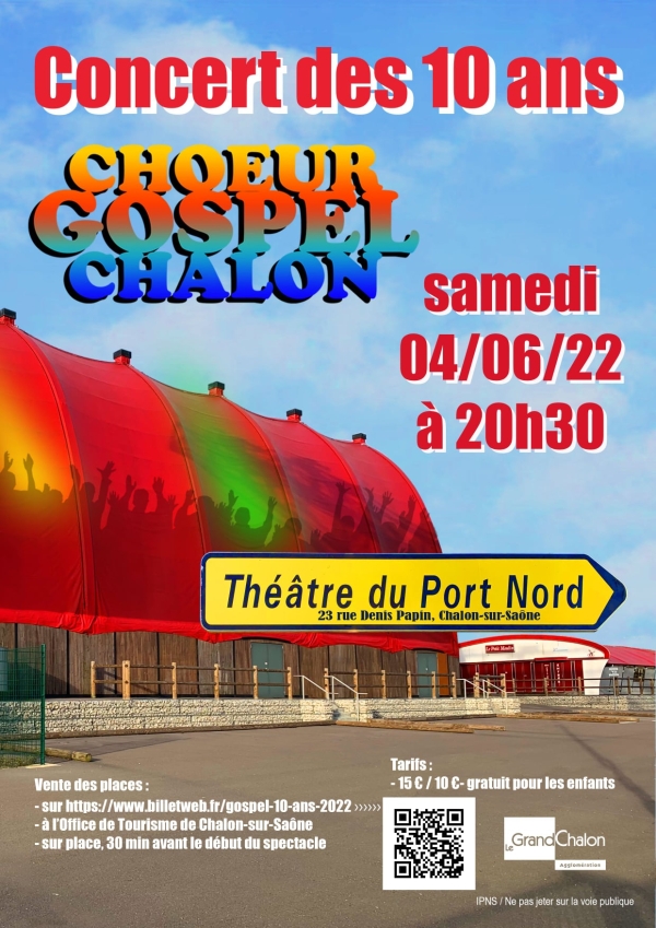 Le concert du Choeur Gospel Chalon est annulé ce soir 