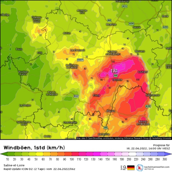 INTEMPERIES - Une nouvelle dégradation orageuse attendue cet après-midi sur la Saône et Loire 