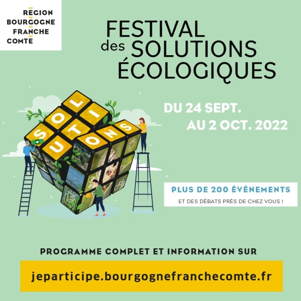 FESTIVAL DES SOLUTIONS BOURGOGNE-FRANCHE COMTÉ - 5 débats animés 