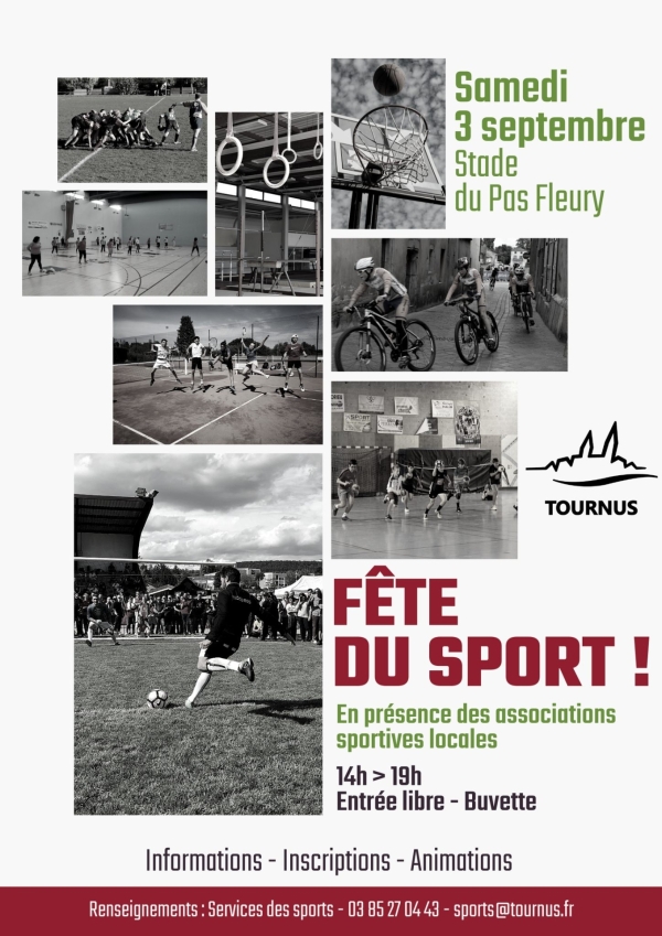 A Tournus, le sport est aussi à la fête ce samedi ! 