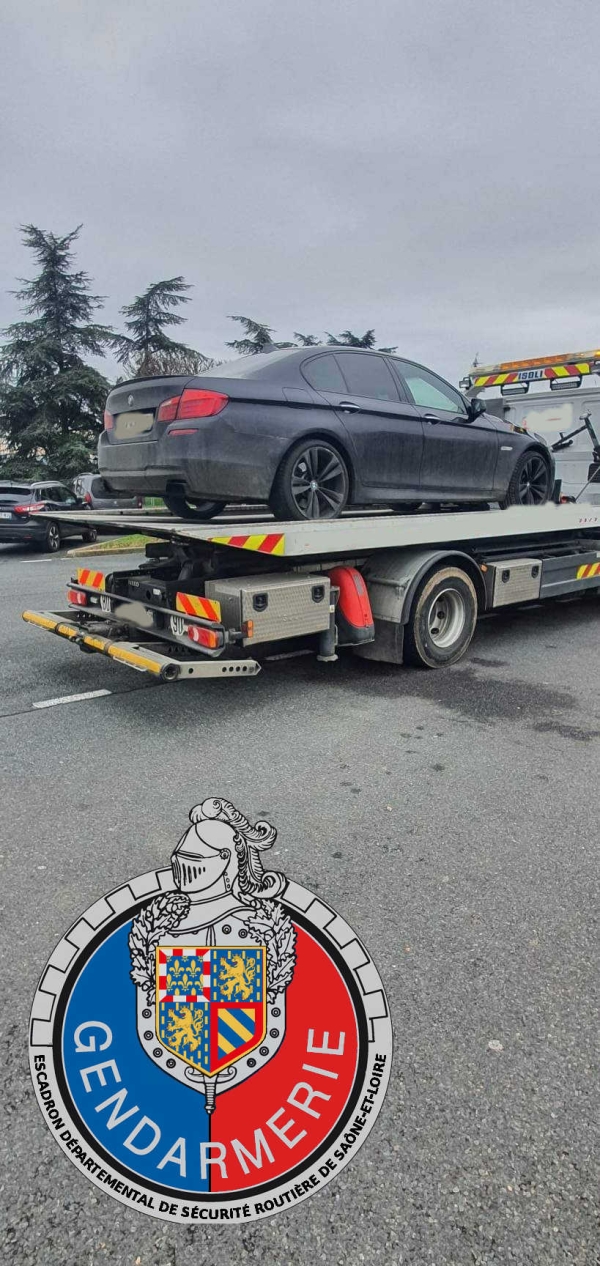 Sur l'A6, dans le sud de la Saône et Loire, il filait à plus de 200 km/h