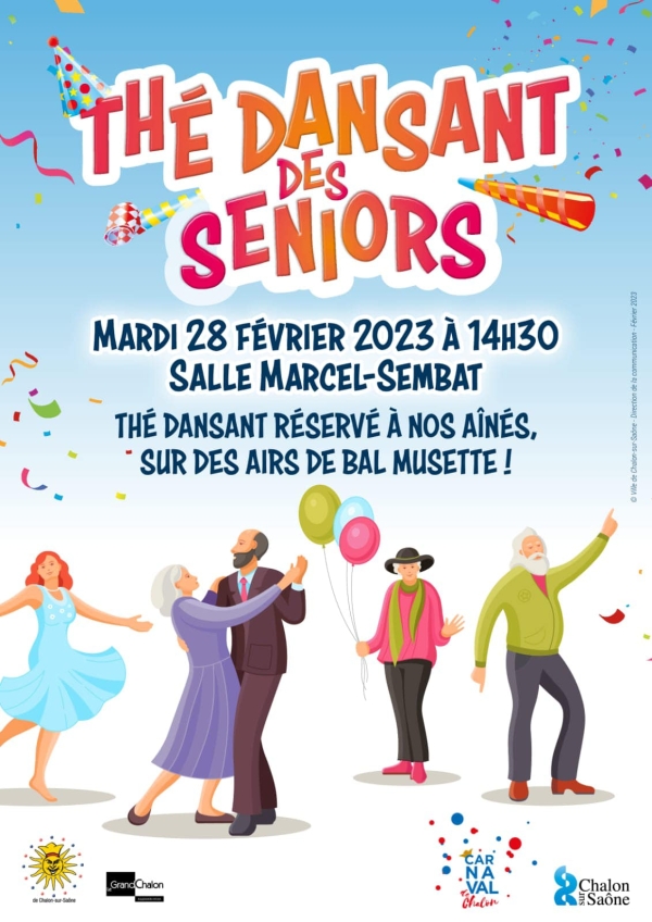 CARNAVAL2023 - Le thé dansant des seniors est fixé au 28 février 