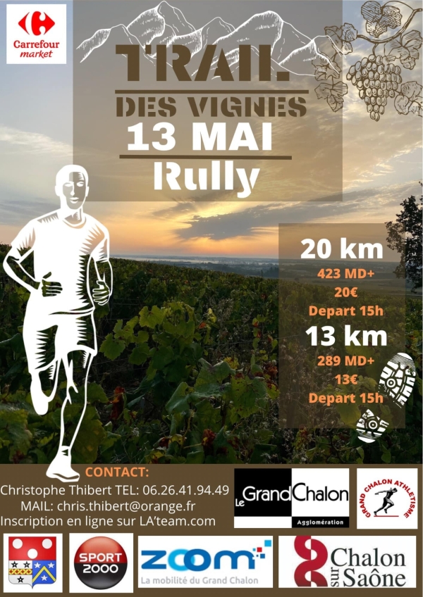 Le Trail des vignes c'est ce samedi à Rully 