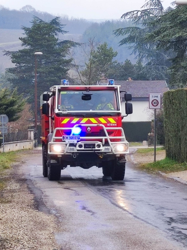Les feux de forêts au coeur des exercices des sapeurs-pompiers en Saône et Loire 