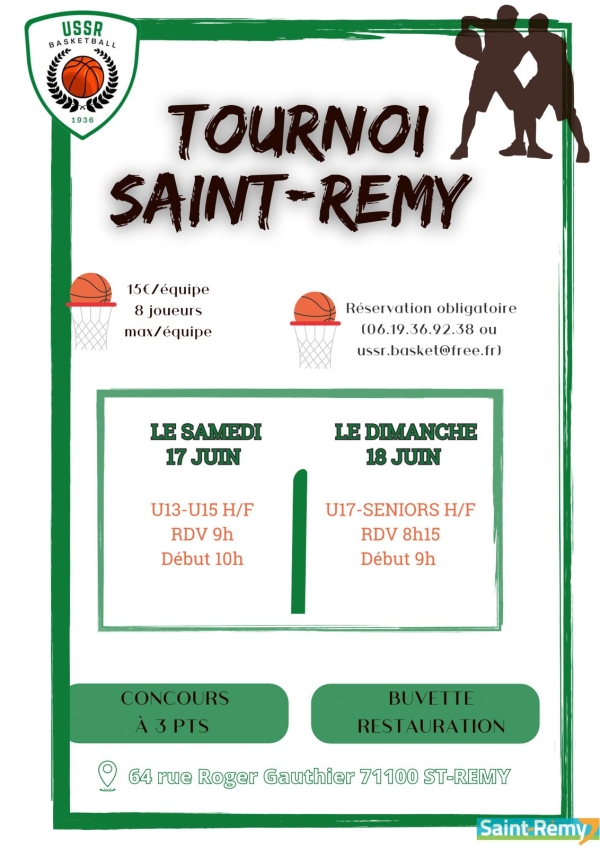 TOURNOI BASKET - Il est temps de vous inscrire 