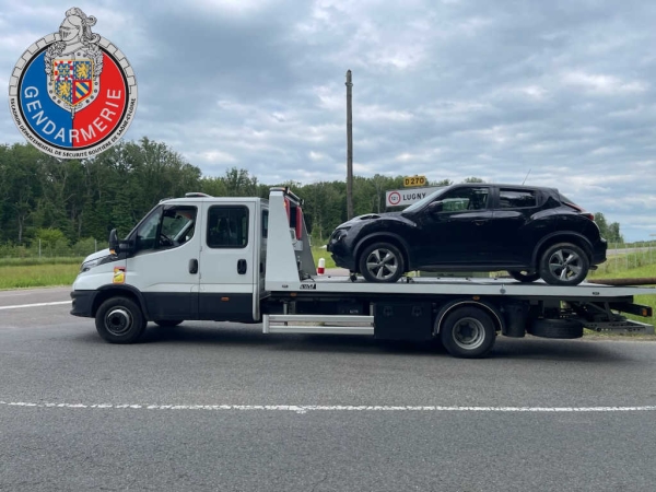 Contrôlé à 138 km/h sur une route départementale, la voiture termine confisquée et le permis suspendu dans le Charolais