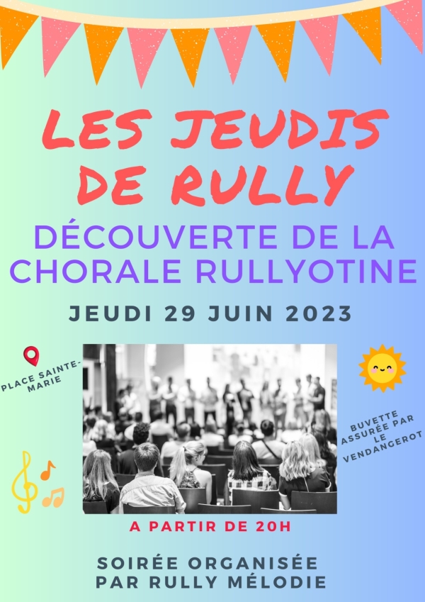 Soirée musicale jeudi soir à Rully 