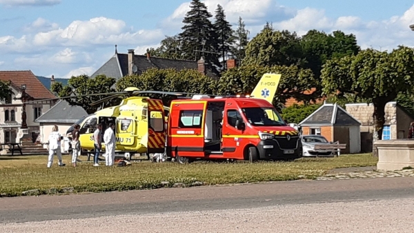 Un quinquagénaire héliporté à Dijon après un arrêt cardiaque
