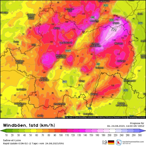 ORAGES - Les risques d'orages violents se confirment en Saône et Loire 