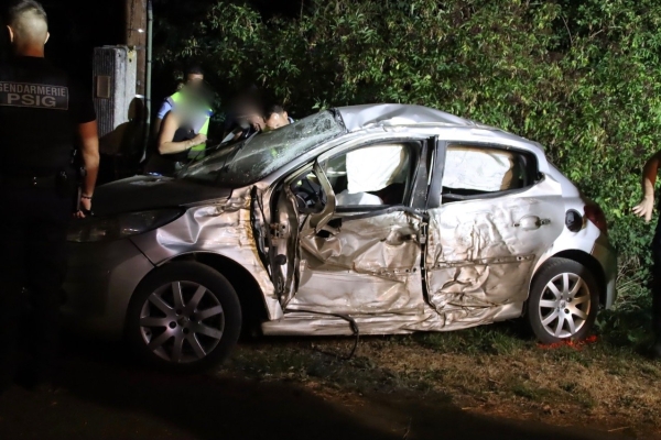 Deux blessés dont un sérieusement dans une violente sortie de route à Curgy