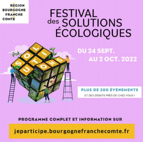 Festival des solutions écologiques en Bourgogne-Franche Comté  : 200 événements près de chez vous !