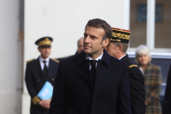 Le Président de la République est arrivé à Dijon pour une journée sur le thème de la violence faite aux femmes 