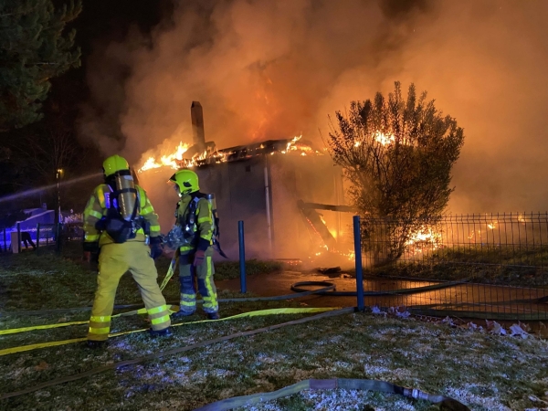 Violent feu d'habitation ce dimanche soir à Torcy 