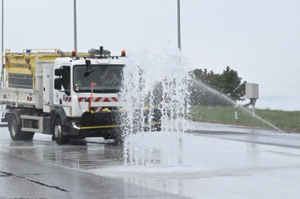 Les agents de la DRI de Saône et Loire en mode conduite en conditions dégradées 