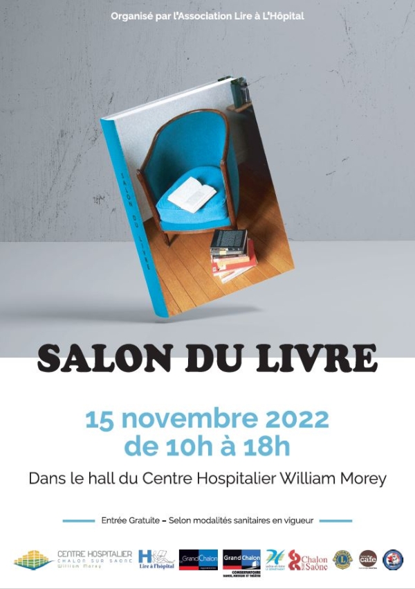 SALON DU LIVRE - Le 6e salon organisé à l'hôpital de Chalon se tient ce mardi 