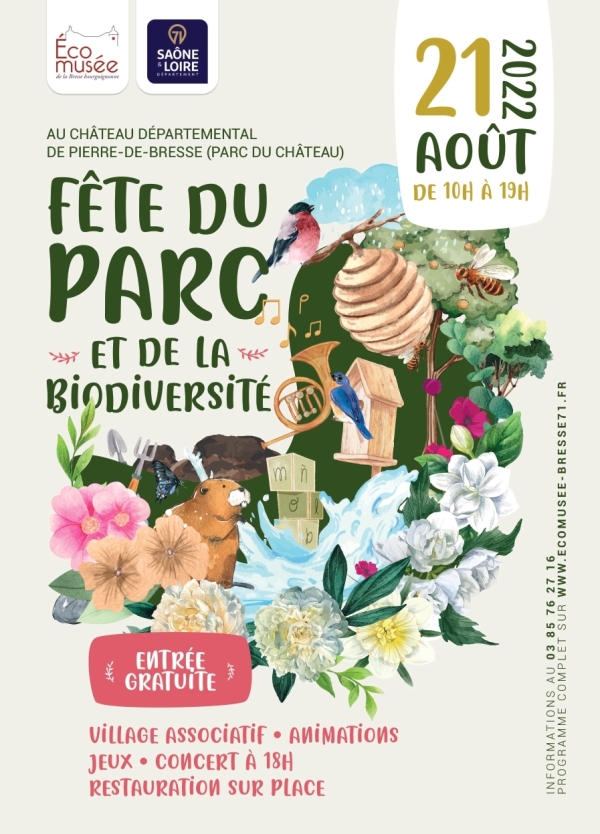 La Fête du Parc et de la biodiversité se tient ce dimanche au Château de Pierre de Bresse 