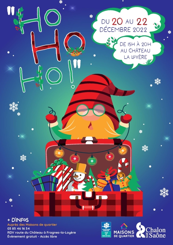 « Ho Ho Ho ! » du 20 au 22 décembre de 15 h à 20 h  au Château de la Loyère 
