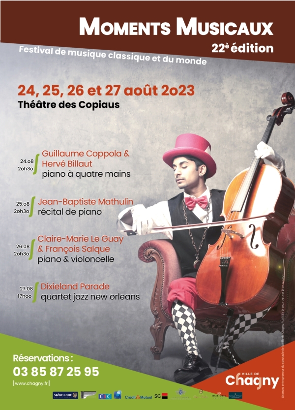 A Chagny, la 22è édition du festival des « Moments Musicaux » approche…