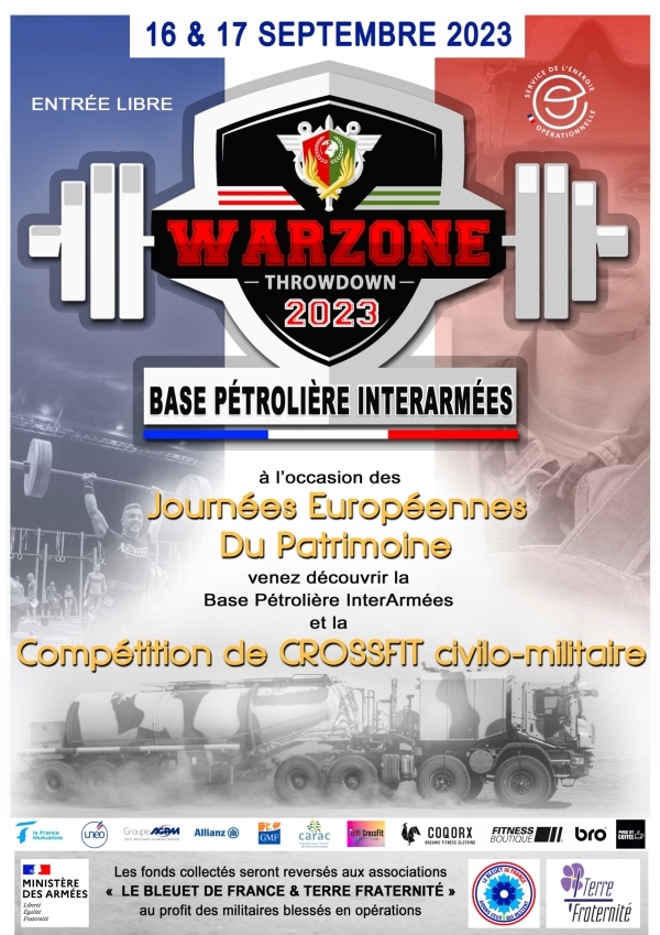 La Base Pétrolière Interarmées de Chalon-sur-Saône organise une compétition nationale de Crossfit