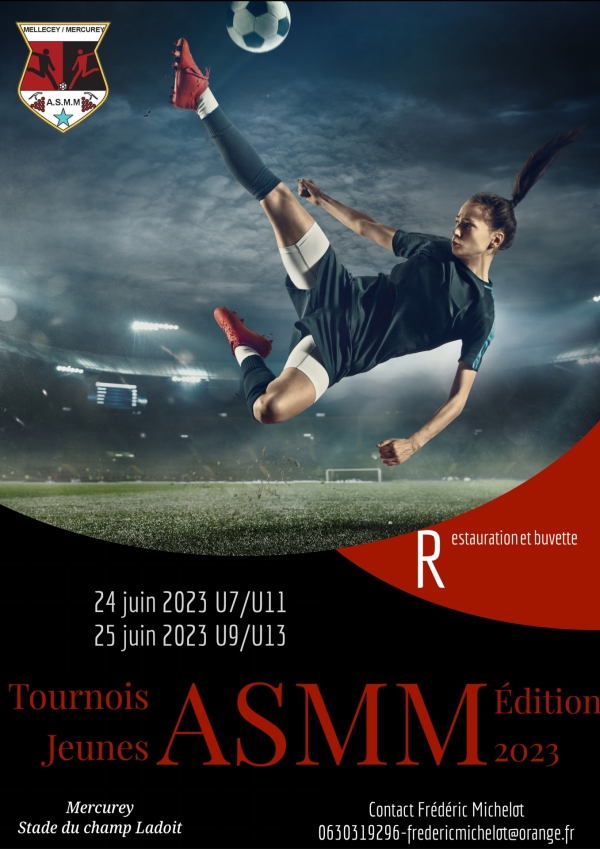 Le tournoi de football jeunes de l'ASMM se tiendra  les 24 et 25 juin 