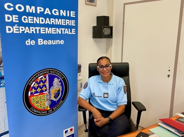 Focus sur Amal Ayoubi, commandant de la compagnie de gendarmerie de Beaune