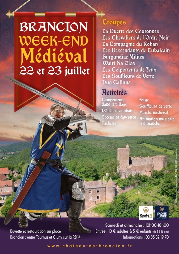 Week-end médiéval à Brancion 