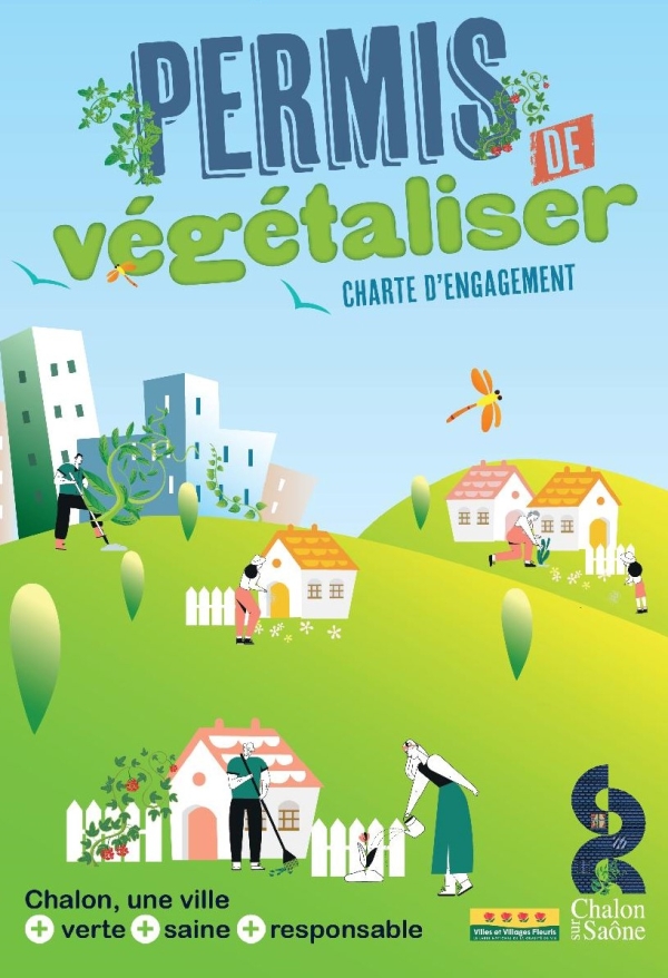 Le permis de végétaliser s’étend  à l’ensemble de la ville de Chalon-sur-Saône