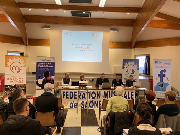 La Fédération Musicale de Saône-et-Loire a tenu son congrès annuel à Chalon