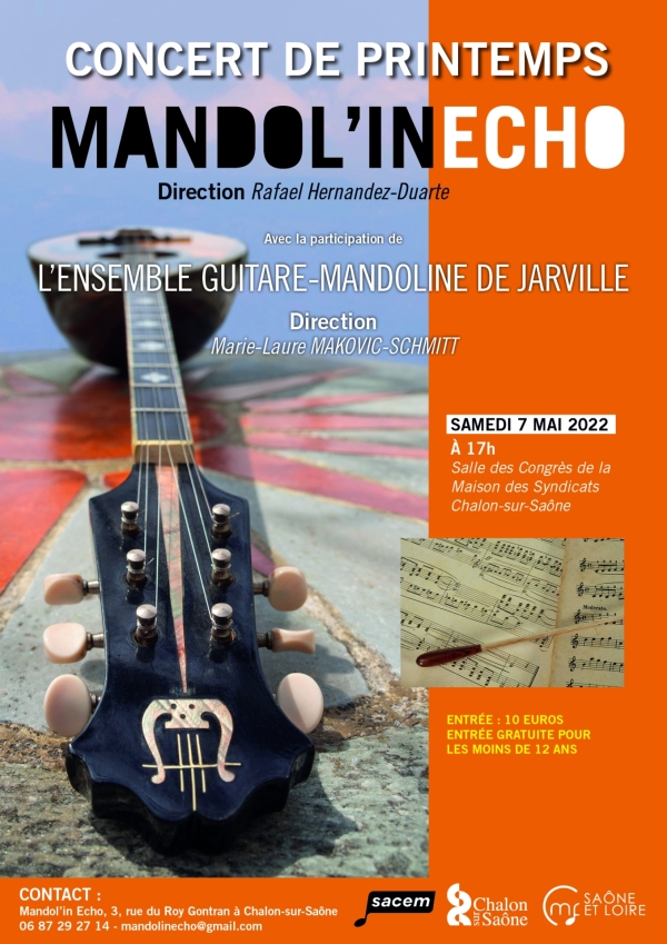Mandol’in Echo donne son concert de printemps ce samedi 7 mai à la Maison des Syndicats 