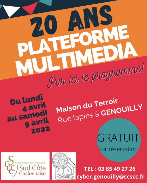 La Communauté de Communes Sud Côte Chalonnaise fête les 20 ans de la plate-forme multimédia