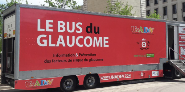 Le bus du glaucome s'arrête à Chalon-sur-Saône