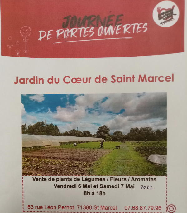 Le Jardin du Coeur de Saint-Marcel ouvre ses portes 