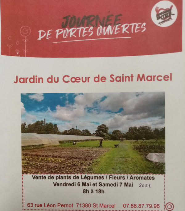 Le Jardin du Coeur de Saint-Marcel ouvre ses portes