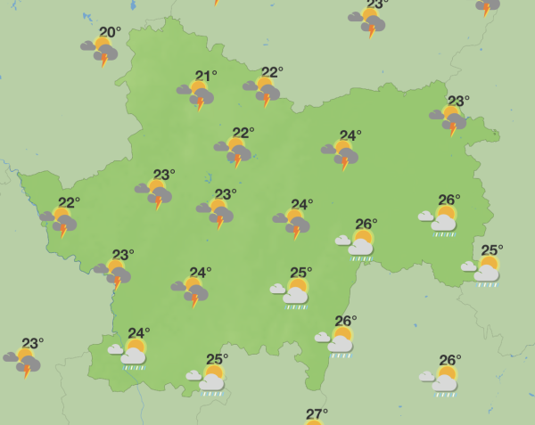 Des orages attendus en Saône et Loire ce jeudi 