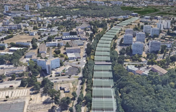 A Bordeaux, un projet d'ombrière photovoltaïque au-dessus des 45 km de la rocade