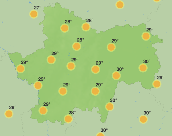 Le soleil et la chaleur de retour avant les orages en Saône et Loire 