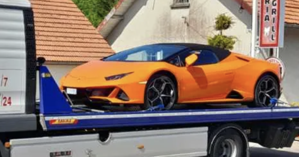 Au RSA, il roule en Lamborghini, il est rattrapé par la patrouille 