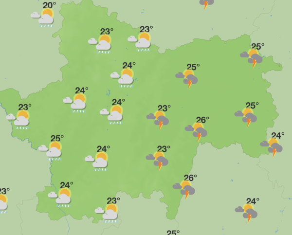 Un épisode orageux annoncé en Saône et Loire ce dimanche soir 