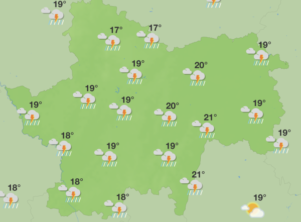 CANICULE - Le temps va virer à l'orage en Saône et Loire 