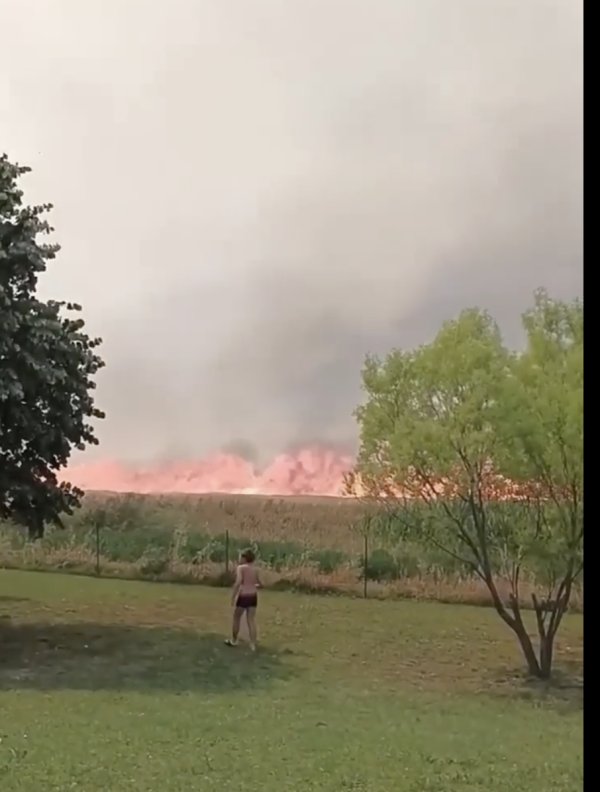 CANICULE - Impressionant incendie dans le Jura 