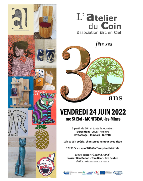 A Montceau-les-Mines, L’Atelier du Coin – association Arc-en-Ciel – fête ses 30 ans